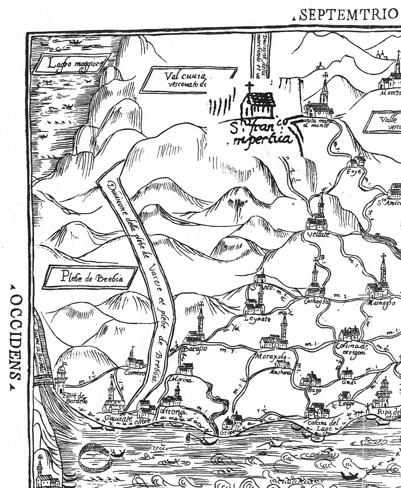 Antica mappa del Cinquecento